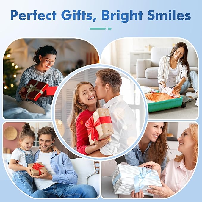 Electric Toothbrush with 8 Brush Heads, Sonic Electric Toothbrush with Fast Charge 4 Hours Last 60 Days, 2-Min & 30s Smart Timer, IPX7 Waterproof (Black)