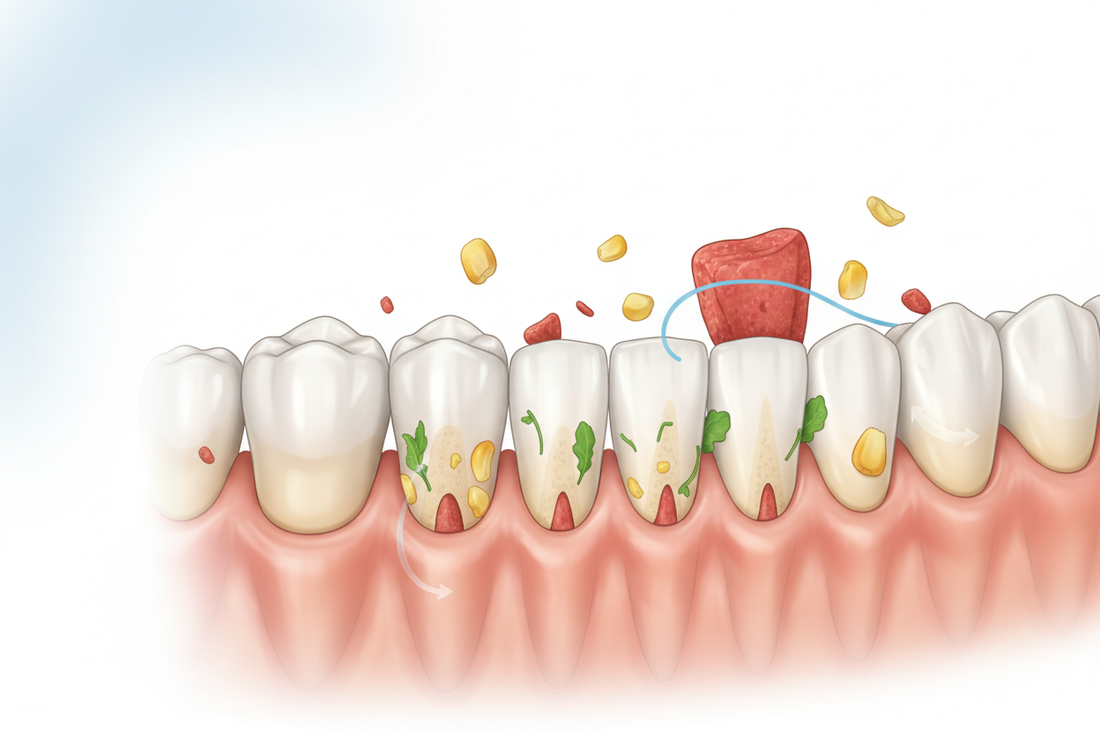 Why Food Gets Stuck Between Your Teeth So Easily