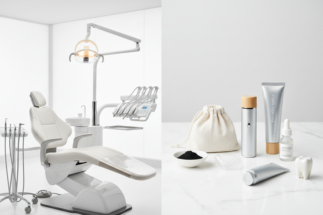 Teeth Whitening at Home vs. Professional: What Really Works