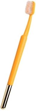 TRASK The Better Brush - Luxury Soft Bristle Dentist Designed Manual Toothbrush for Adults, Marigold
