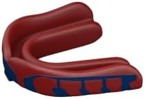Velocity Champion Junior Mouthguard, 1 Pack, Royal & Red - for Ages 5 to 10 - Ideal for Lacrosse, Football, Hockey, Basketball, Soccer, Boxing, Martial Arts, Field Hockey, and More