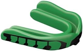 Velocity Champion Adult Mouthguard, 1 Pack, Black & Lime - for Ages 18 and Up - Ideal for Lacrosse, Football, Hockey, Basketball, Soccer, Boxing, Martial Arts, Field Hockey, and More