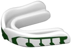 Velocity Champion Youth Mouthguard, 1 Pack, Green & White - for Ages 11 to 18 - Ideal for Lacrosse, Football, Hockey, Basketball, Soccer, Boxing, Martial Arts, Field Hockey, and More