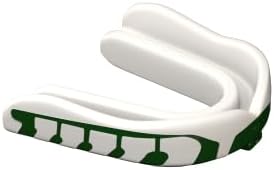 Velocity Champion Adult Mouthguard, 1 Pack, Green & White - for Ages 18 and Up - Ideal for Lacrosse, Football, Hockey, Basketball, Soccer, Boxing, Martial Arts, Field Hockey, and More
