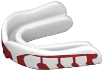 Velocity Champion Junior Mouthguard, 2 Pack, Red & White - for Ages 5 to 10 - Ideal for Lacrosse, Football, Hockey, Basketball, Soccer, Boxing, Martial Arts, Field Hockey, and More