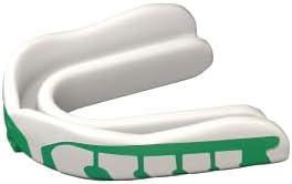 Velocity Champion Adult Mouthguard, 1 Pack, Lime & White - for Ages 18 and Up - Ideal for Lacrosse, Football, Hockey, Basketball, Soccer, Boxing, Martial Arts, Field Hockey, and More