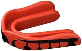 Velocity Champion Adult Mouthguard, 1 Pack, Black & Orange - for Ages 18 and Up - Ideal for Lacrosse, Football, Hockey, Basketball, Soccer, Boxing, Martial Arts, Field Hockey, and More