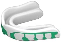 Velocity Champion Junior Mouthguard, 2 Pack, Lime & White - for Ages 5 to 10 - Ideal for Lacrosse, Football, Hockey, Basketball, Soccer, Boxing, Martial Arts, Field Hockey, and More