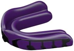 Velocity Champion Youth Mouthguard, 1 Pack, Black & Purple - for Ages 11 to 18 - Ideal for Lacrosse, Football, Hockey, Basketball, Soccer, Boxing, Martial Arts, Field Hockey, and More