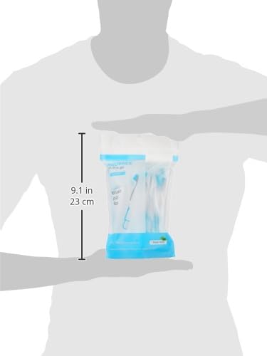 Brushee - The Evolution of Oral Care | 4-in-1 Tool (Paste + Brush + Floss + Pick) | Individually Wrapped | Disposable | Prepasted Travel Toothbrushes | Small Adult Toothbrush - (120-Pack)