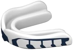 Velocity Champion Youth Mouthguard, 2 Pack, Navy & White - for Ages 11 to 18 - Ideal for Lacrosse, Football, Hockey, Basketball, Soccer, Boxing, Martial Arts, Field Hockey, and More