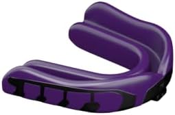 Velocity Champion Youth Mouthguard, 2 Pack, Black & Purple - for Ages 11 to 18 - Ideal for Lacrosse, Football, Hockey, Basketball, Soccer, Boxing, Martial Arts, Field Hockey, and More