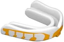 Velocity Champion Junior Mouthguard, 2 Pack, Yellow & White - for Ages 5 to 10 - Ideal for Lacrosse, Football, Hockey, Basketball, Soccer, Boxing, Martial Arts, Field Hockey, and More
