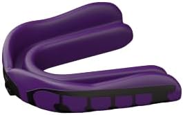 Velocity Champion Adult Mouthguard, 1 Pack, Black & Purple - for Ages 18 and Up - Ideal for Lacrosse, Football, Hockey, Basketball, Soccer, Boxing, Martial Arts, Field Hockey, and More