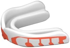 Velocity Champion Youth Mouthguard, 2 Pack, Orange & White - for Ages 11 to 18 - Ideal for Lacrosse, Football, Hockey, Basketball, Soccer, Boxing, Martial Arts, Field Hockey, and More