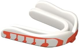 Velocity Champion Adult Mouthguard, 1 Pack, Orange & White - for Ages 18 and Up - Ideal for Lacrosse, Football, Hockey, Basketball, Soccer, Boxing, Martial Arts, Field Hockey, and More