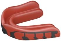 Velocity Champion Junior Mouthguard, 2 Pack, Black & Red - for Ages 5 to 10 - Ideal for Lacrosse, Football, Hockey, Basketball, Soccer, Boxing, Martial Arts, Field Hockey, and More