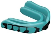 Velocity Champion Junior Mouthguard, 1 Pack, Black & Carolina Blue - for Ages 5 to 10 - Ideal for Lacrosse, Football, Hockey, Basketball, Soccer, Boxing, Martial Arts, Field Hockey, and More