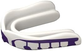 Velocity Champion Adult Mouthguard, 1 Pack, Purple & White - for Ages 18 and Up - Ideal for Lacrosse, Football, Hockey, Basketball, Soccer, Boxing, Martial Arts, Field Hockey, and More