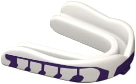 Velocity Champion Adult Mouthguard, 1 Pack, Purple & White - for Ages 18 and Up - Ideal for Lacrosse, Football, Hockey, Basketball, Soccer, Boxing, Martial Arts, Field Hockey, and More
