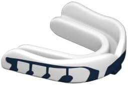 Velocity Champion Youth Mouthguard, 2 Pack, Navy & White - for Ages 11 to 18 - Ideal for Lacrosse, Football, Hockey, Basketball, Soccer, Boxing, Martial Arts, Field Hockey, and More
