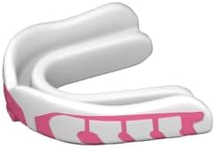Velocity Champion Youth Mouthguard, 2 Pack, Pink & White - for Ages 11 to 18 - Ideal for Lacrosse, Football, Hockey, Basketball, Soccer, Boxing, Martial Arts, Field Hockey, and More