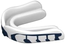 Velocity Champion Junior Mouthguard, 2 Pack, Navy & White - for Ages 5 to 10 - Ideal for Lacrosse, Football, Hockey, Basketball, Soccer, Boxing, Martial Arts, Field Hockey, and More