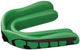 Velocity Champion Adult Mouthguard, 1 Pack, Black & Lime - for Ages 18 and Up - Ideal for Lacrosse, Football, Hockey, Basketball, Soccer, Boxing, Martial Arts, Field Hockey, and More