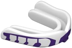 Velocity Champion Youth Mouthguard, 1 Pack, Purple & White - for Ages 11 to 18 - Ideal for Lacrosse, Football, Hockey, Basketball, Soccer, Boxing, Martial Arts, Field Hockey, and More