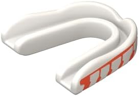 Velocity Champion Adult Mouthguard, 1 Pack, Orange & White - for Ages 18 and Up - Ideal for Lacrosse, Football, Hockey, Basketball, Soccer, Boxing, Martial Arts, Field Hockey, and More