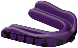 Velocity Champion Adult Mouthguard, 1 Pack, Black & Purple - for Ages 18 and Up - Ideal for Lacrosse, Football, Hockey, Basketball, Soccer, Boxing, Martial Arts, Field Hockey, and More