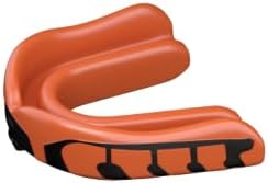 Velocity Champion Youth Mouthguard, 2 Pack, Black & Orange - for Ages 11 to 18 - Ideal for Lacrosse, Football, Hockey, Basketball, Soccer, Boxing, Martial Arts, Field Hockey, and More