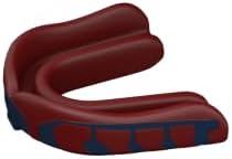 Velocity Champion Junior Mouthguard, 2 Pack, Navy & Red - for Ages 5 to 10 - Ideal for Lacrosse, Football, Hockey, Basketball, Soccer, Boxing, Martial Arts, Field Hockey, and More