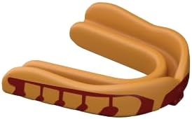 Velocity Champion Adult Mouthguard, 1 Pack, Maroon & Yellow - for Ages 18 and Up - Ideal for Lacrosse, Football, Hockey, Basketball, Soccer, Boxing, Martial Arts, Field Hockey, and More