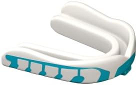 Velocity Champion Adult Mouthguard, 1 Pack, Carolina Blue & White - for Ages 18 and Up - Ideal for Lacrosse, Football, Hockey, Basketball, Soccer, Boxing, Martial Arts, Field Hockey, and More