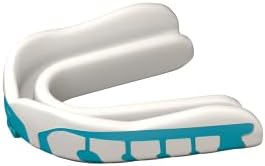 Velocity Champion Adult Mouthguard, 1 Pack, Carolina Blue & White - for Ages 18 and Up - Ideal for Lacrosse, Football, Hockey, Basketball, Soccer, Boxing, Martial Arts, Field Hockey, and More