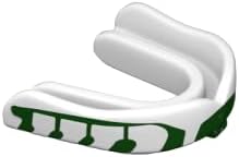 Velocity Champion Junior Mouthguard, 1 Pack, Green & White - for Ages 5 to 10 - Ideal for Lacrosse, Football, Hockey, Basketball, Soccer, Boxing, Martial Arts, Field Hockey, and More