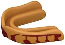Velocity Champion Junior Mouthguard, 2 Pack, Maroon & Yellow - for Ages 5 to 10 - Ideal for Lacrosse, Football, Hockey, Basketball, Soccer, Boxing, Martial Arts, Field Hockey, and More