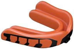 Velocity Champion Youth Mouthguard, 1 Pack, Black & Orange - for Ages 11 to 18 - Ideal for Lacrosse, Football, Hockey, Basketball, Soccer, Boxing, Martial Arts, Field Hockey, and More