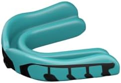 Velocity Champion Youth Mouthguard, 1 Pack, Black & Carolina Blue - for Ages 11 to 18 - Ideal for Lacrosse, Football, Hockey, Basketball, Soccer, Boxing, Martial Arts, Field Hockey, and More