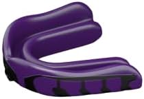 Velocity Champion Junior Mouthguard, 2 Pack, Black & Purple - for Ages 5 to 10 - Ideal for Lacrosse, Football, Hockey, Basketball, Soccer, Boxing, Martial Arts, Field Hockey, and More