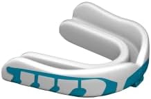 Velocity Champion Junior Mouthguard, 1 Pack, Carolina Blue & White - for Ages 5 to 10 - Ideal for Lacrosse, Football, Hockey, Basketball, Soccer, Boxing, Martial Arts, Field Hockey, and More