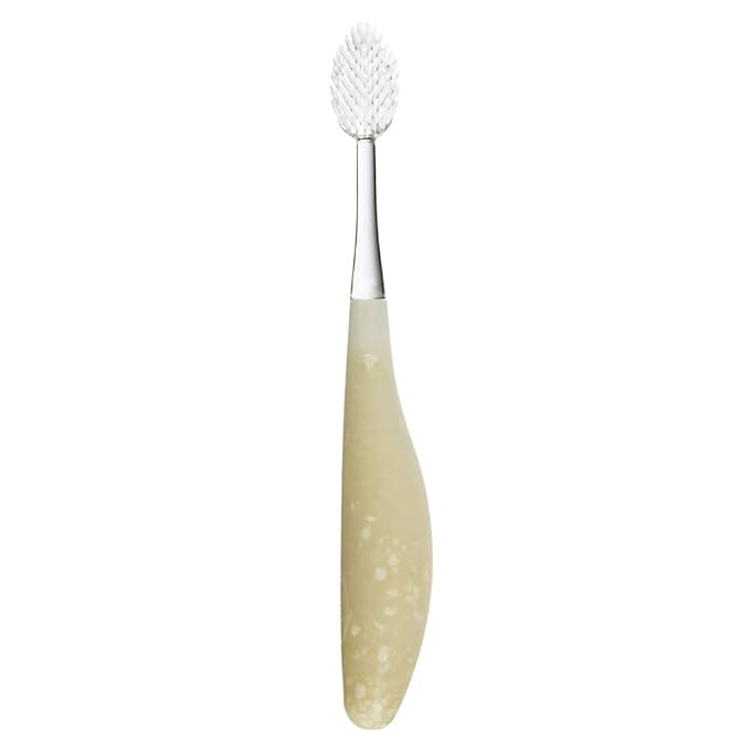 RADIUS Toothbrush Source Floss Brush BPA Free & ADA Accepted Improve Gum Health & Reduce Gum Issues - Soft - Cornstarch - Pack of 1