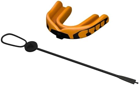 Velocity Champion Adult Mouthguard, 1 Pack, Black & Yellow - for Ages 18 and Up - Ideal for Lacrosse, Football, Hockey, Basketball, Soccer, Boxing, Martial Arts, Field Hockey, and More