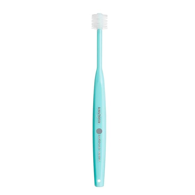Brilliant Oral Care Expectant Mom Toothbrush, a Pregnancy Must Have with Gentle, Extra Soft Bristles, Round Head for Sensitive Teeth and Gums, Aqua, 1 Pack