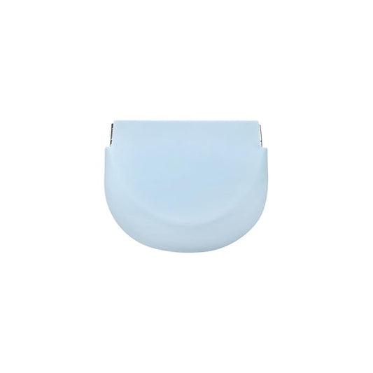 1PC Silicone Retainer Case without Lanyard, Cute Vent Holes Denture Box, Mouth Guard Case Travel Holder for Girls, Women, Men (Blue)