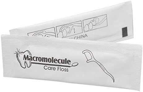 300 Count Dental Floss Picks Individually Wrapped,Leiouna Flossers Single Wrapped for Adults and Kids,Travel Hotel Restaurant Office for Teeth Clean (300)