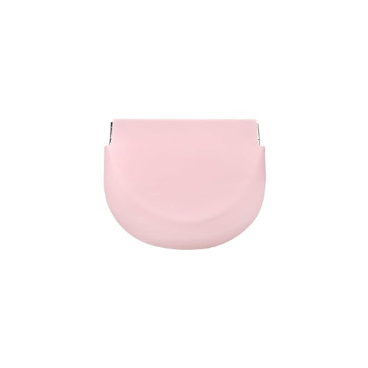 1PC Silicone Retainer Case without Lanyard, Cute Vent Holes Denture Box, Mouth Guard Case Travel Holder for Girls, Women, Men (Pink)