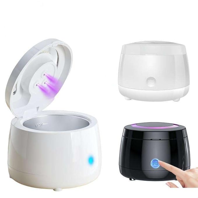 Dental Ultrasonic Retainer Cleaner Machine - True 45kHz Cleaning Pod with Digital Timer for Denture, Mouth Guard, Aligner, Night Guard, Braces, Toothbrush Heads, Jewelry