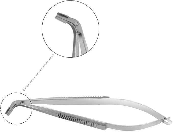 Dental Matrix Tweezers Forceps, Sectional Matrix Bands Placing Pliers with Separator for Dentistry Material-Silver